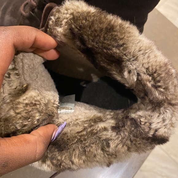 Aqua college brown leather boots - Picture 7 of 11